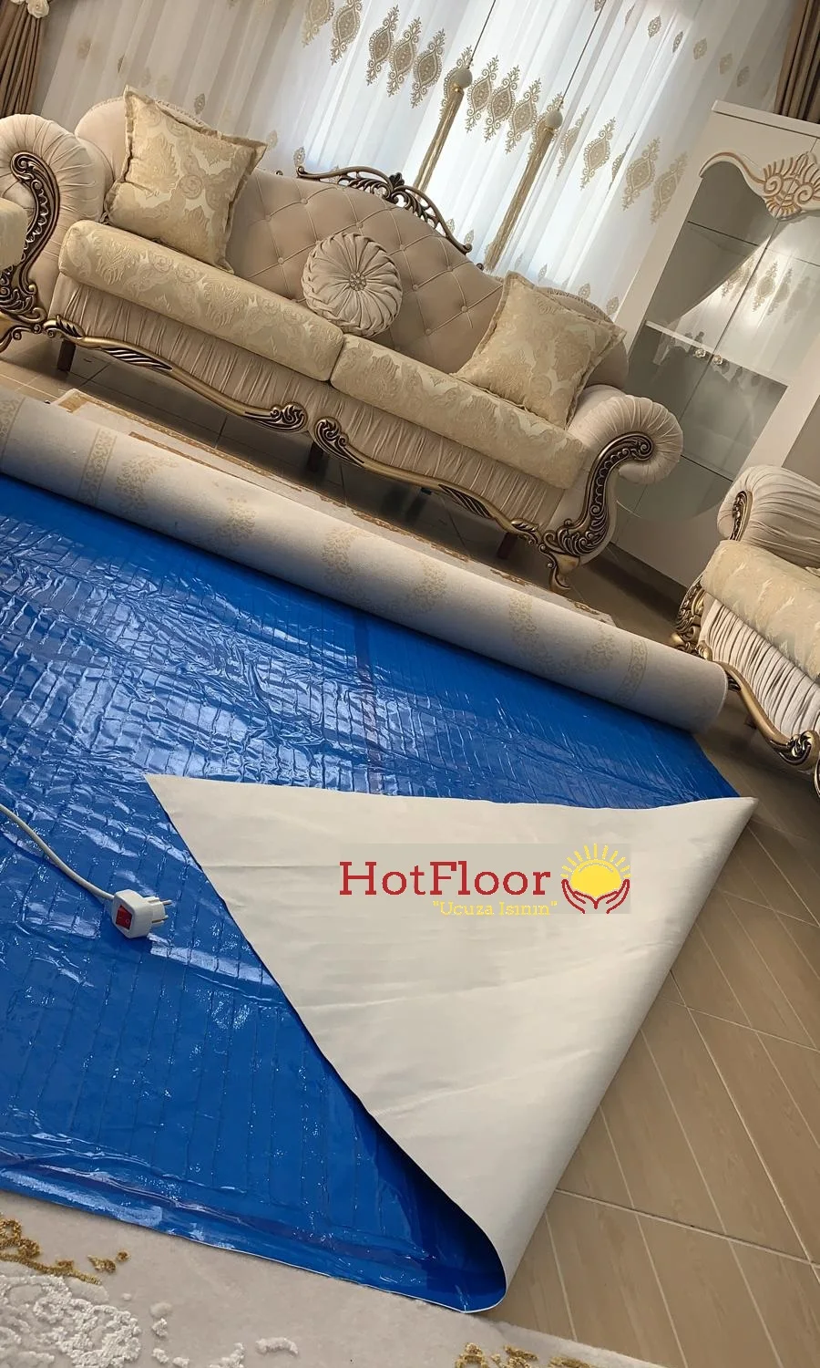 Hotfloor Electric Under Carpet Heater (150cmX200cm)  & (200cmX280cm)  the Cheapest and Most Economical