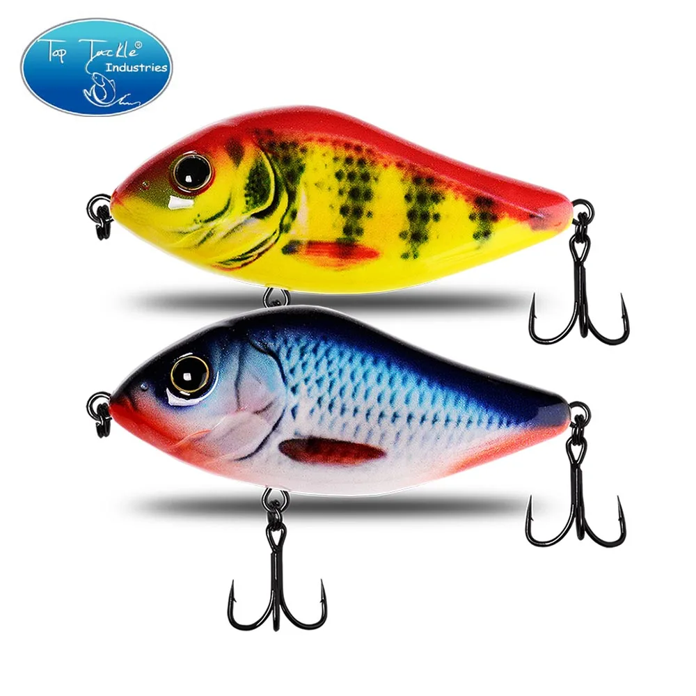 Slow Sinking Jerk Bait Fishing Lure 60mm 80mm 100mm for Pike Pesca Bass New Hot Tackle Musky Qulity Hooks