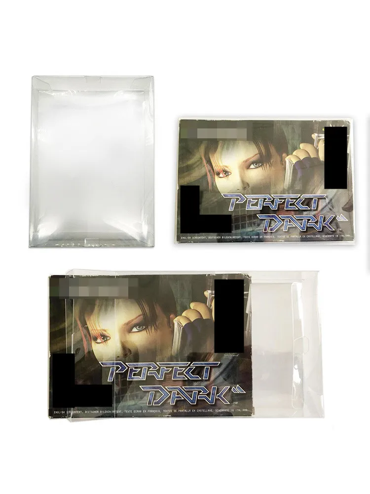 Box Protector Per SNES Per N64 CIB Completo In Scatola Giochi Custom Made Cassa In Plastica Chiara