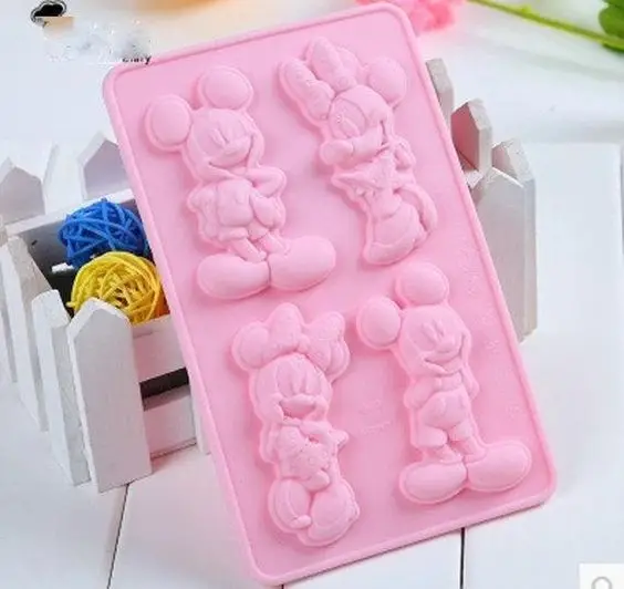 Line The heroes 4 Cavity Silicone Mold for Fondant Gum Paste Chocolate Crafts