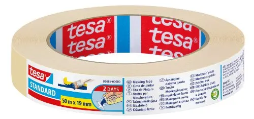 Tesa Standard adhesive paint tape (19mm x 50 m)