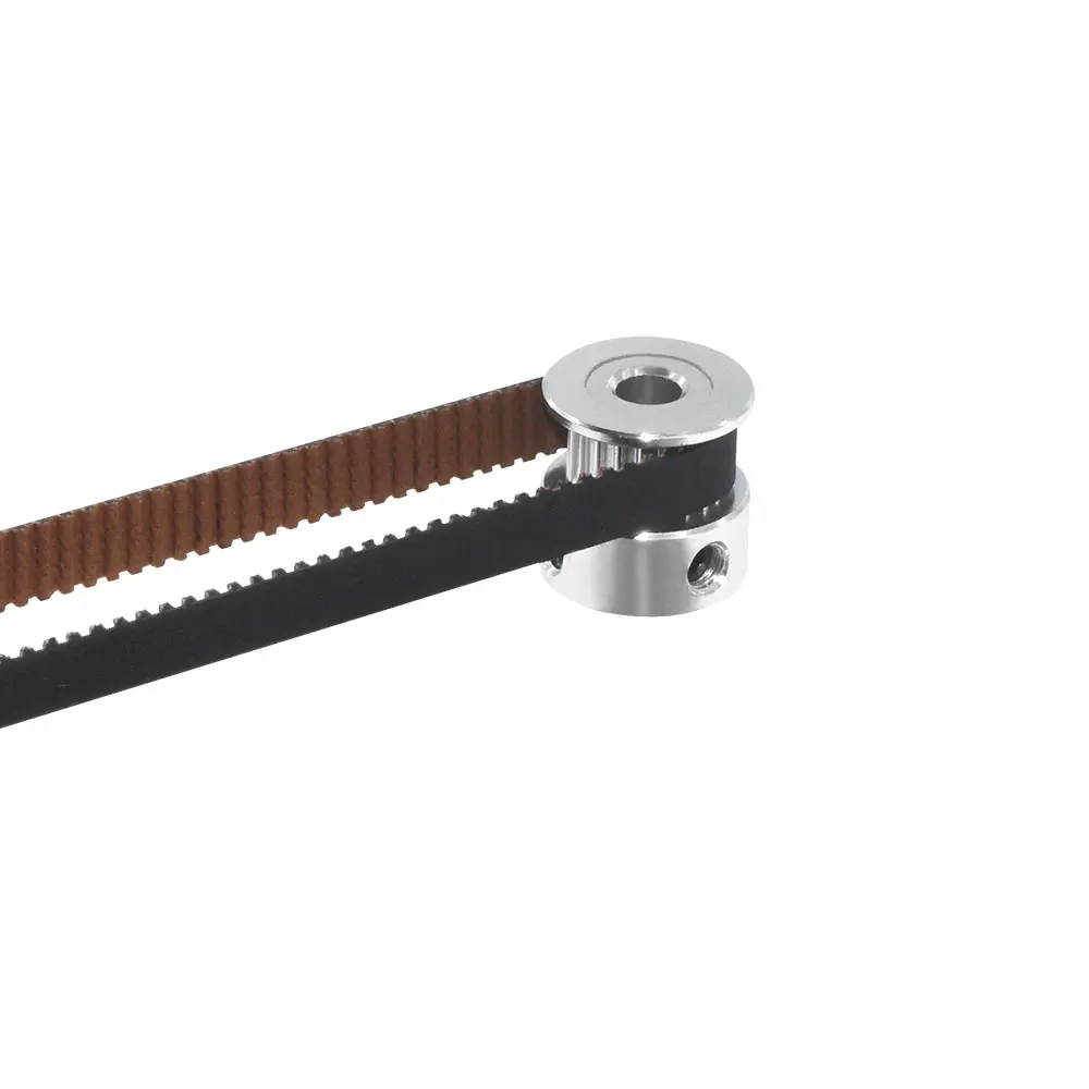 5M/6Mm Pu With Steel Core Rubber Fiberglass Timing Belt Gt2 Belt Black Color 2Gt Open Timing Belt 6Mm Width 5M For 3D Printer