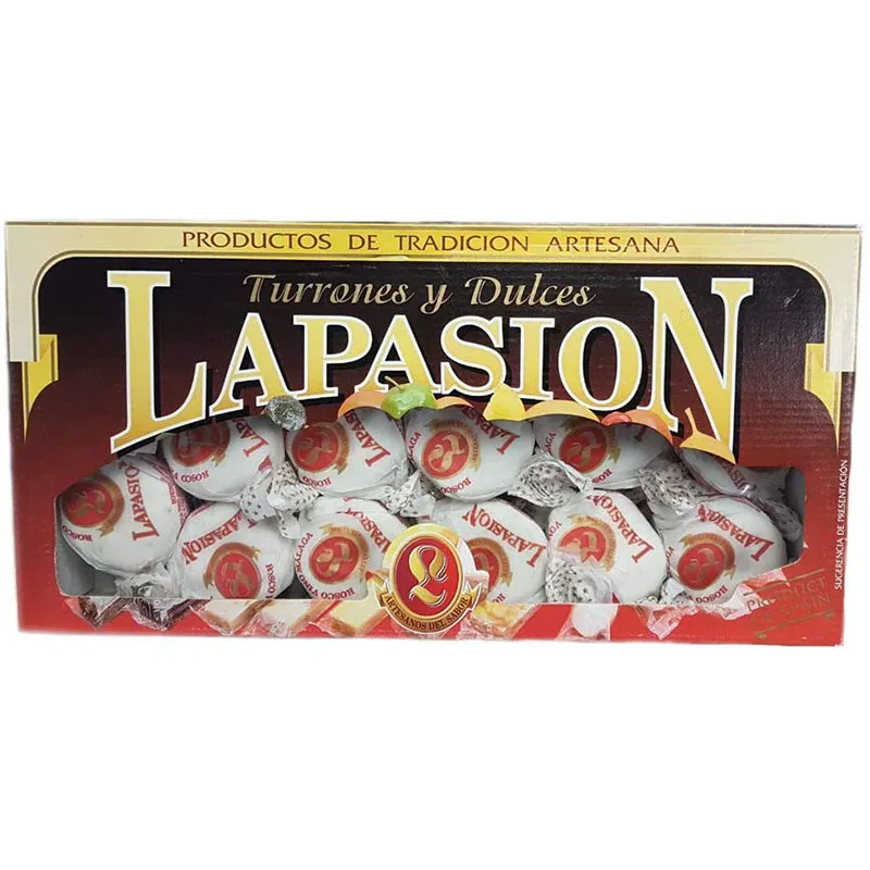 LAPASION - Roscos de vino Málaga, liado en papel seda con moños. Dulce típico Navideño. Caja de 1.5kg