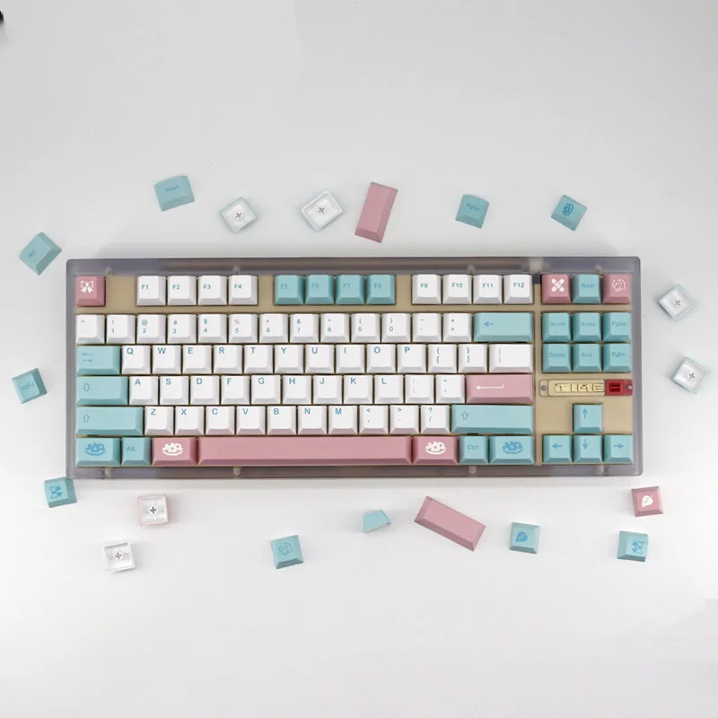 142 مفاتيح GMK Noel أغطية مفاتيح Cherry الشخصي PBT صبغ التسامي الميكانيكية لوحة المفاتيح Keycap ل MX التبديل 61/64/87/980/104