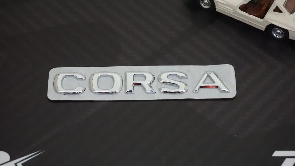 For Opel Corsa Write Letter Emblem Front Rear Bumper 5 Pieces Car Auto Accessory Sport Quality