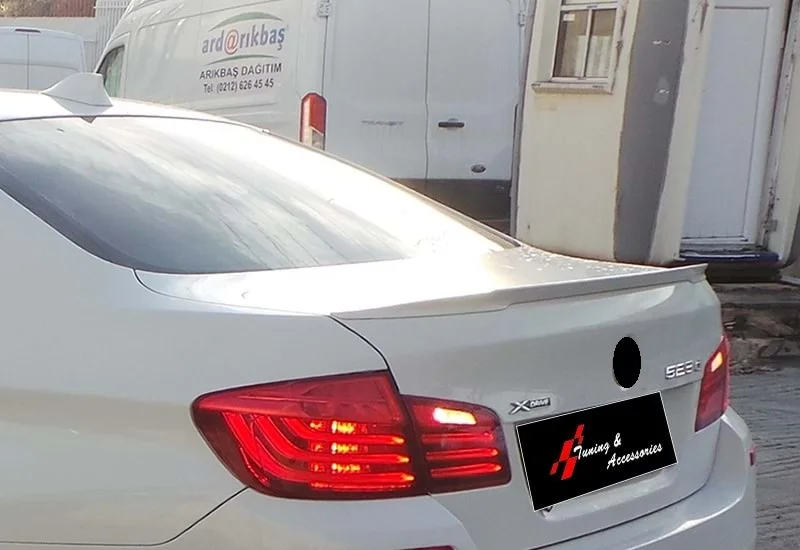 M Performance Spoiler For BMW F10 5 Series car accessories splitter spoiler diffuser car tuning side skirts wing
