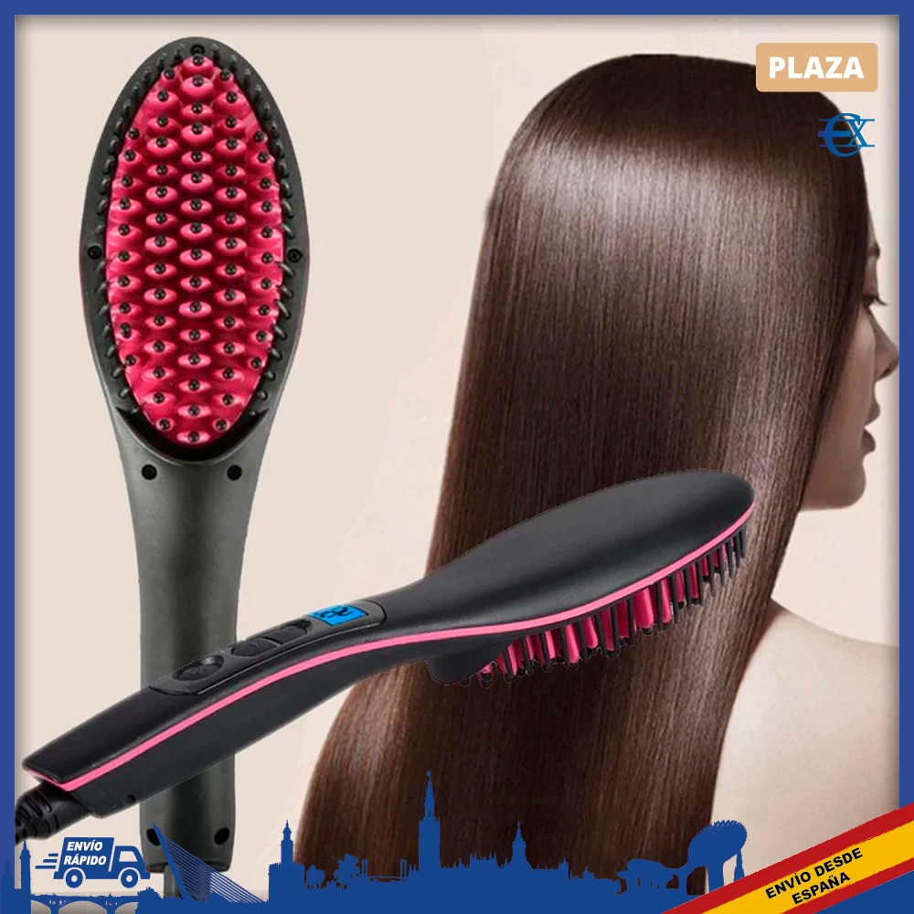 EUROXANTY®| Hair Straightener brush | Hair Straightener brush | Hair Straightener brush | Hair Straightener