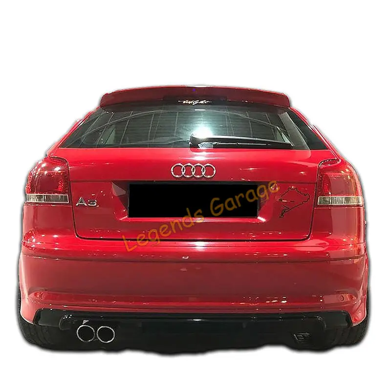 

For Audi A3 8P S3 2005 - 2008 3 Doors Compatible S3-Style Rear Bumper Diffuser-Car Accessories Tuning Ornament Modify Flaps