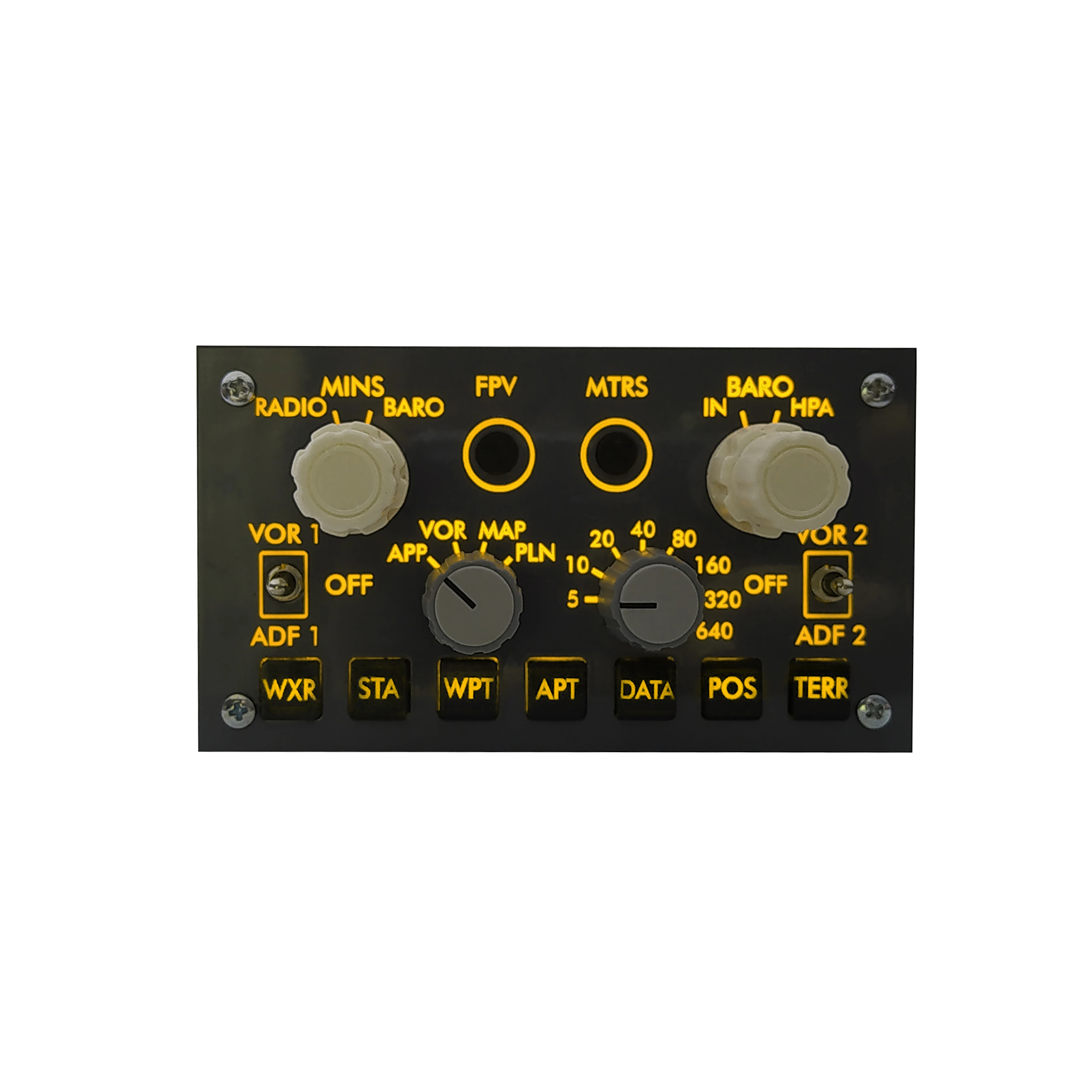 Авиационный симулятор воздушной кабины, модель BOEING 737 737NG 737NGX CPT/FO EFIS, панель P3D PMDG XPLANE11 ZIBO737, 1 шт.