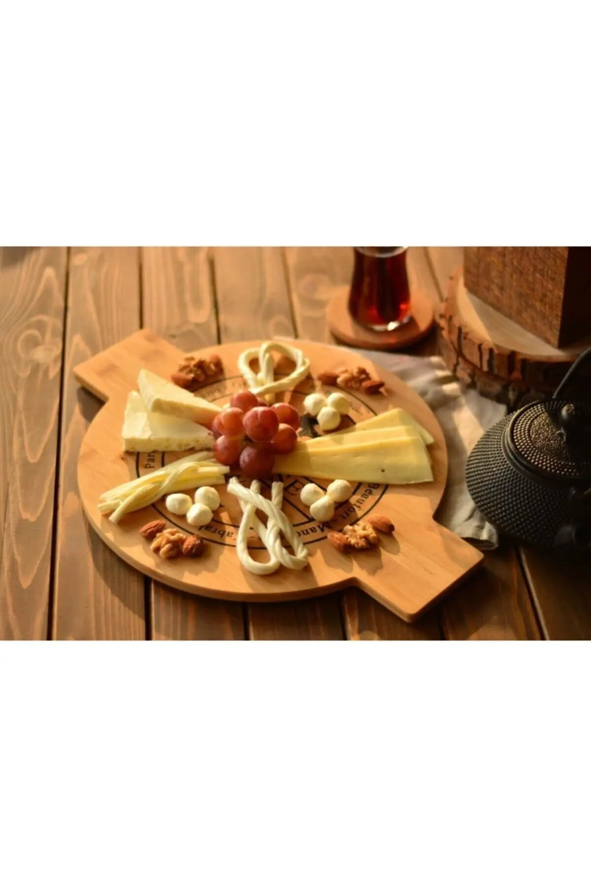 Wooden Cheese Presentation Board Very Nice Gift Quality and Robust Multi-use in My Breakfast Presentations Very Decorative