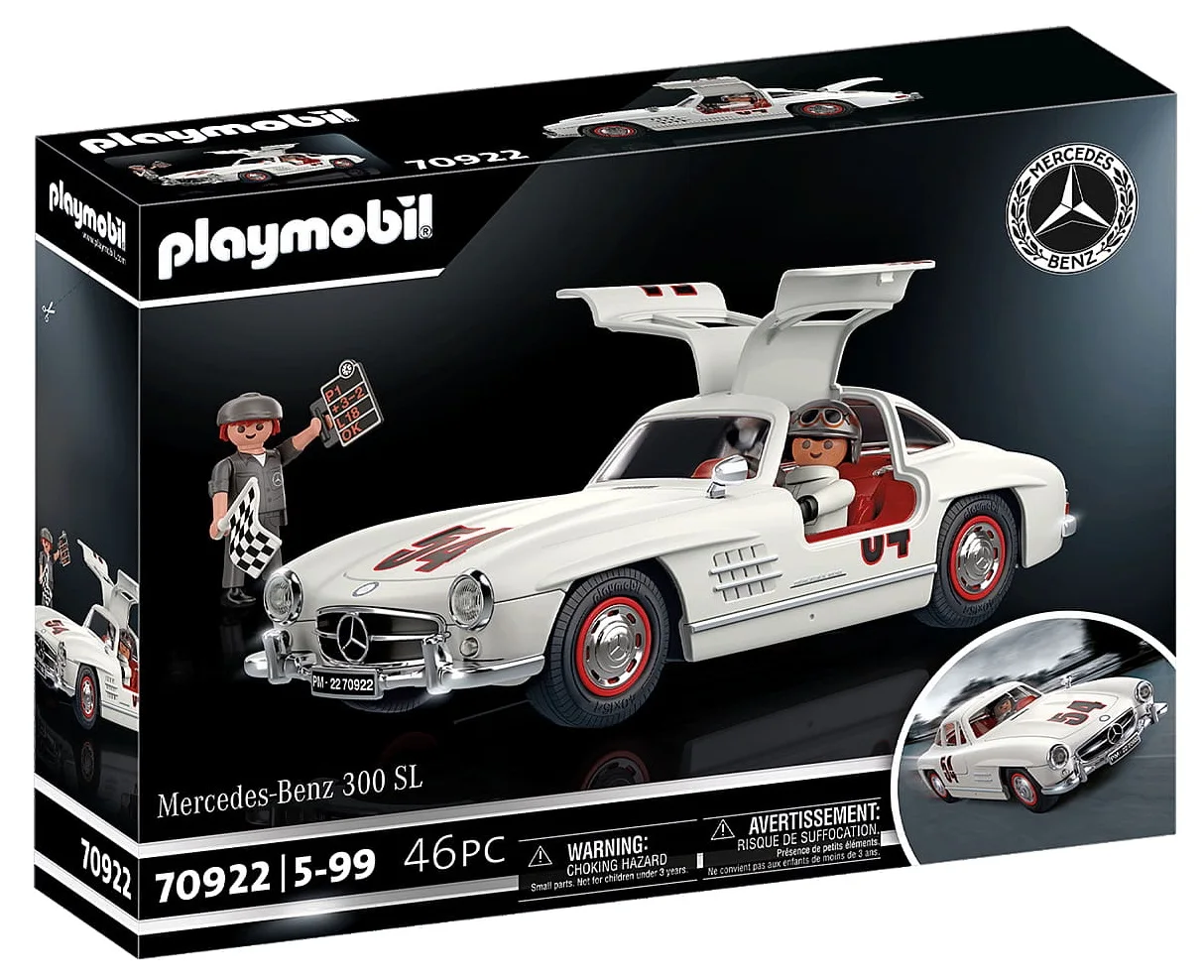 Playmobil Mercedes-Benz 300 SL, 70922, car, original, toys, boys, girls, gifts, collector, figures, dolls, shop, with box, new, man, woman, official license, clicks, famobil