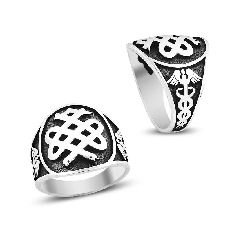 925 Silver Handcraft Traditional Khalif Rings for Men