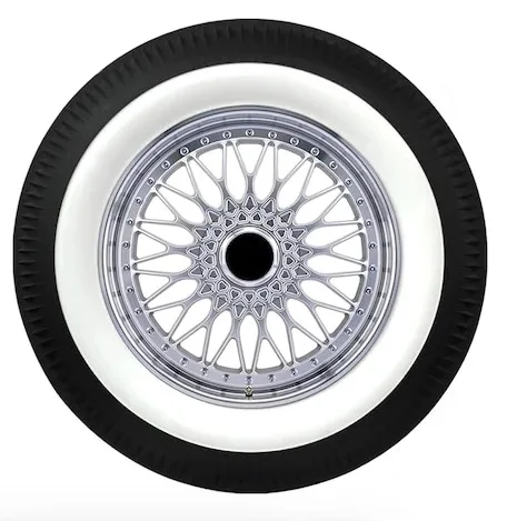 For Atlas Tire Side 10 \'\'12\'\' 13 \'\'14\'\' 15 \'\'16 \'\'17\'\' Rim White Wall Topper 4 Piece Set Auto Car Rubber Ring