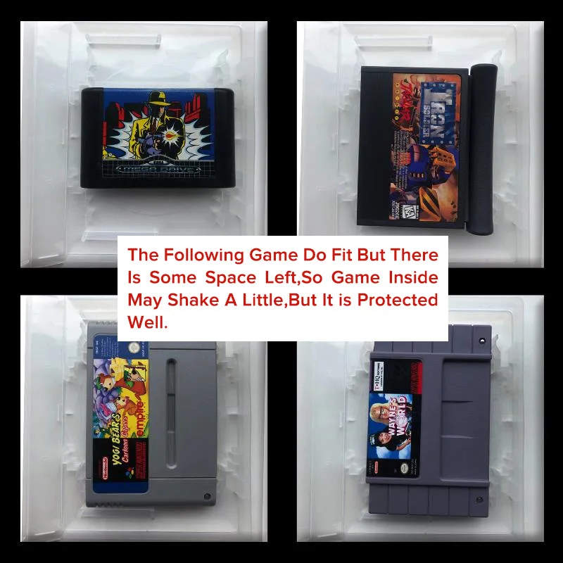 Capa de substituição universal para carrinho de jogos, para ea dvd e gba, versão japonesa, caixa transparente