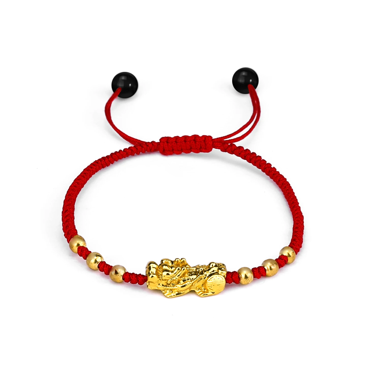 Chinese Style Feng Shui Pi Xiu Bracelet & Bangle New Fashion Lucky Red Rope Weaving Charm Bracelet Bring Wealth Health Jewelry