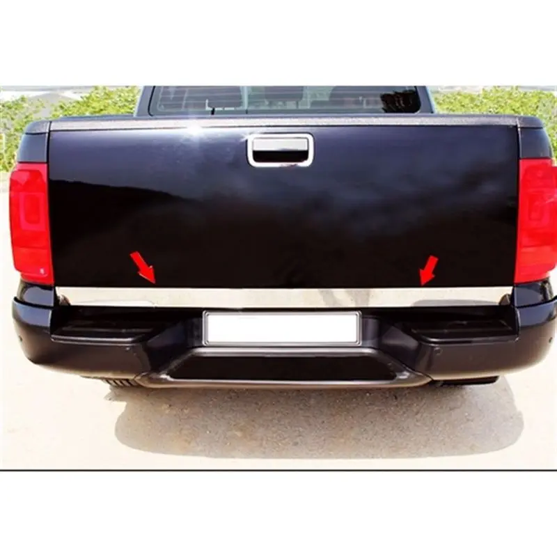 

Trunk Lower Trim forVW Amarok Trunk Lower Trim After 2010 auto styling car accessories spoiler diffuser deflector side skirts