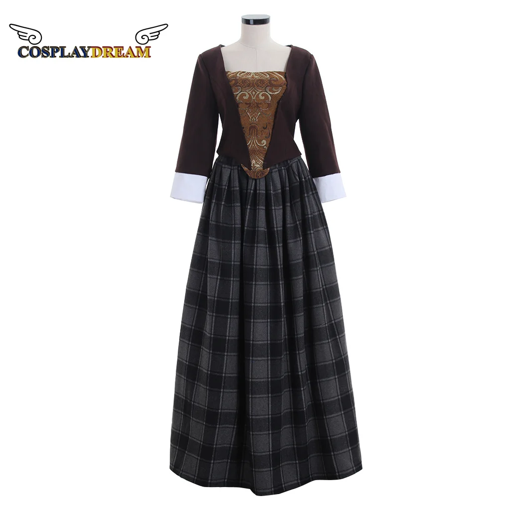 Cosplaydream Outlander Jenny Fraser Murray Dress Highland Scotland Costume Medieval Costume Halloween Carnival Party Costume