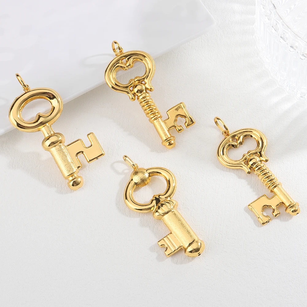 Beliebter Anhänger Afrika-Karte Halskette für Damen und Herren Vergoldet Großhandel Mode Stapelbarer Schmuck Tägliches Tragen Party-Geschenk – Detail 4