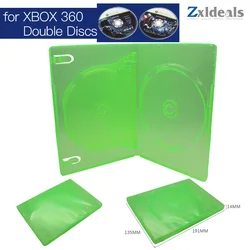 Replacement Case For XBOX 360 Game Double Disc Spare Green Box 2 CD