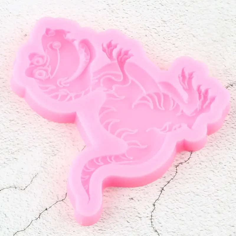 Dinosaur Silicone Mold Candy Resin Moulds Chocolate Fondant Molds Baby Birthday Cake Decorating Tools Cookie Baking Mould