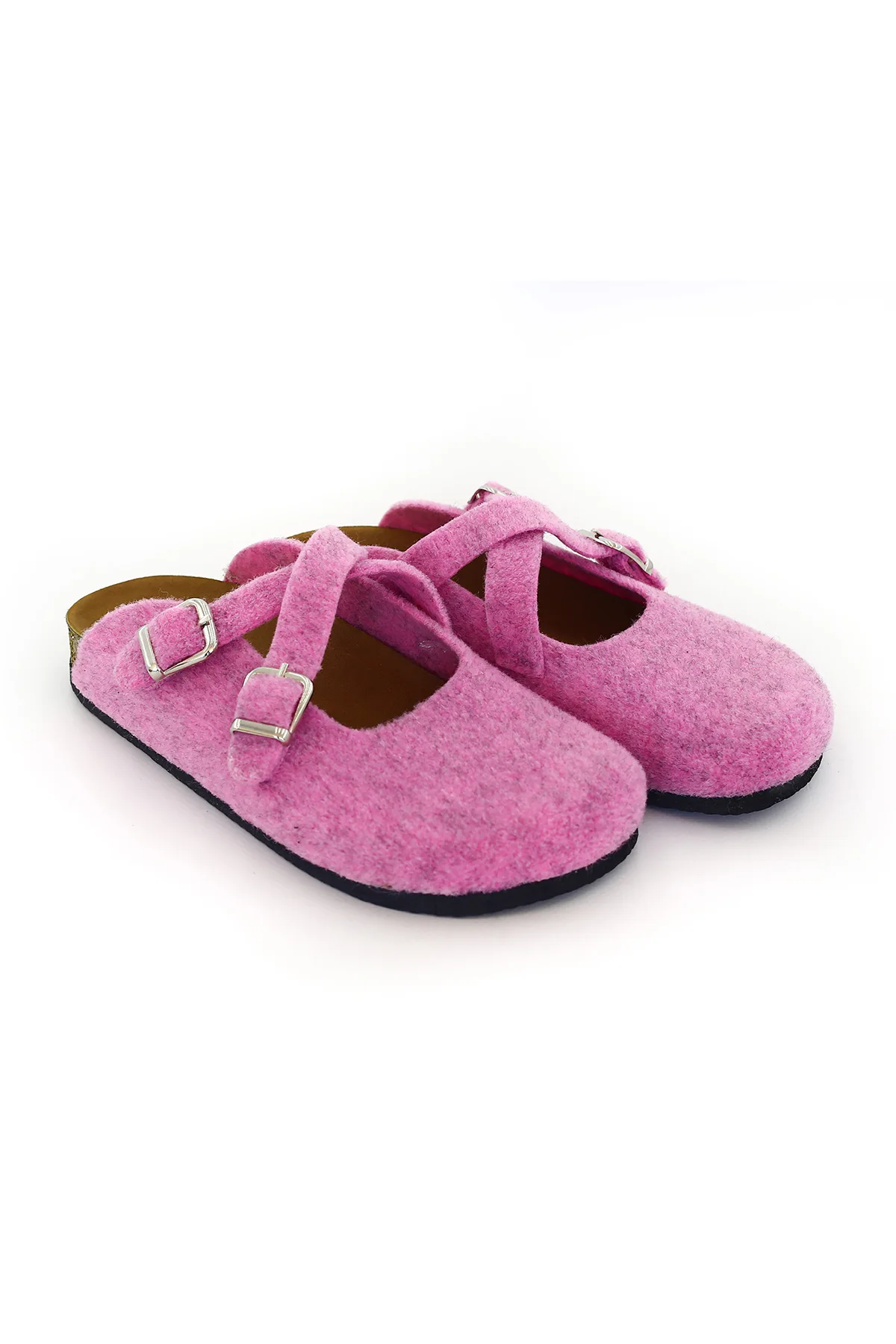 Felt Zigzag Pink Orthopedic Sabo Slippers 2023 New Women Comfortable Comfort Nurse Doctor Hospital Orthopedic Cook Work Slippers