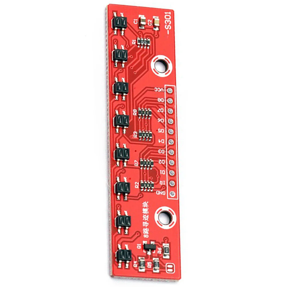 Taidacent 8 Way Infrared Line Tracking Sensor Module Line Follow Module Infrared Barrier Sensor Module Ir Line Following Sensor