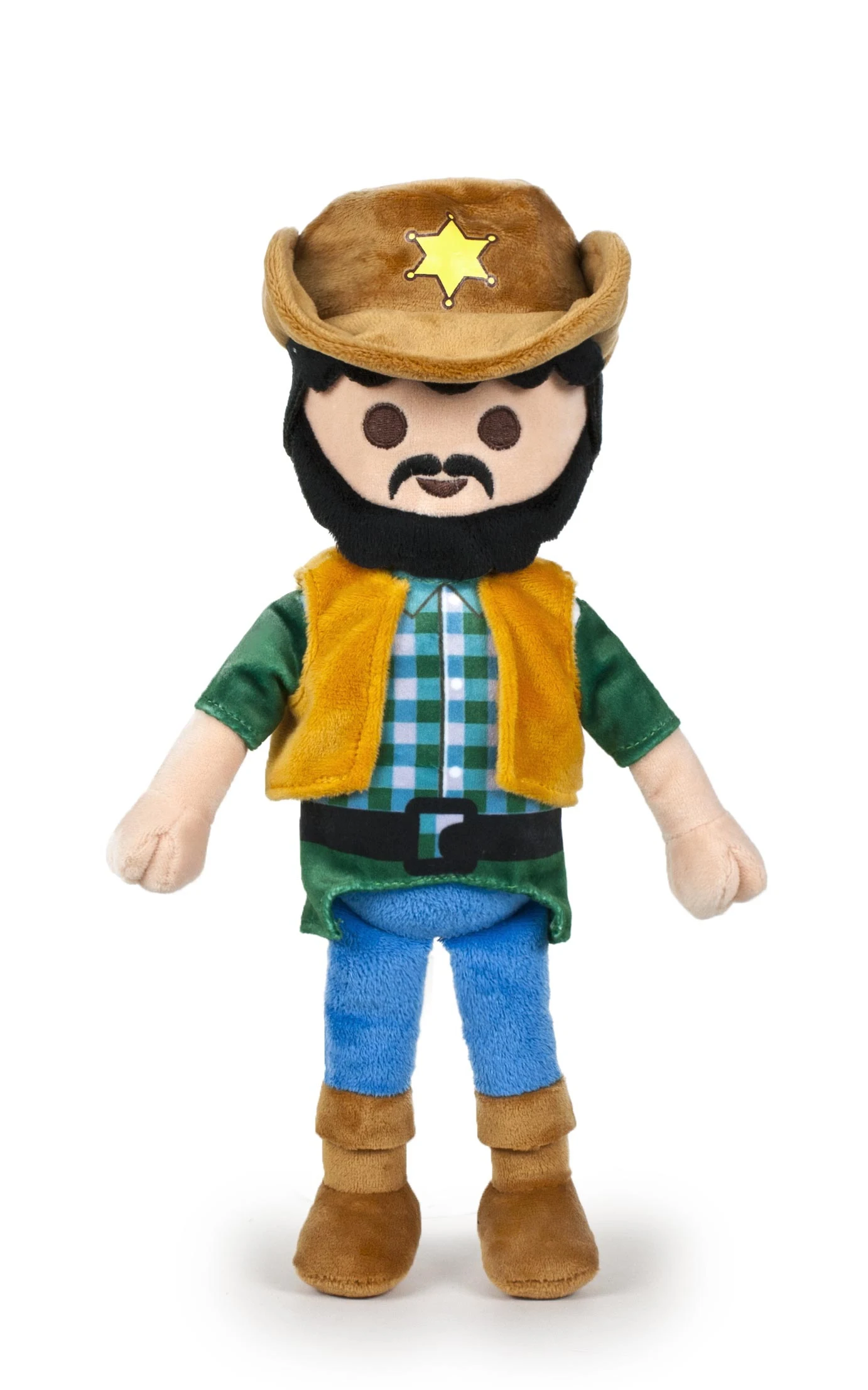 Plush Playmobil Sheriff 760014971-3, ORIGINAL license, original, ORIGINAL, toys, boys, girls, original gifts, collector, store, new, official license, + 10 months, West, jeans