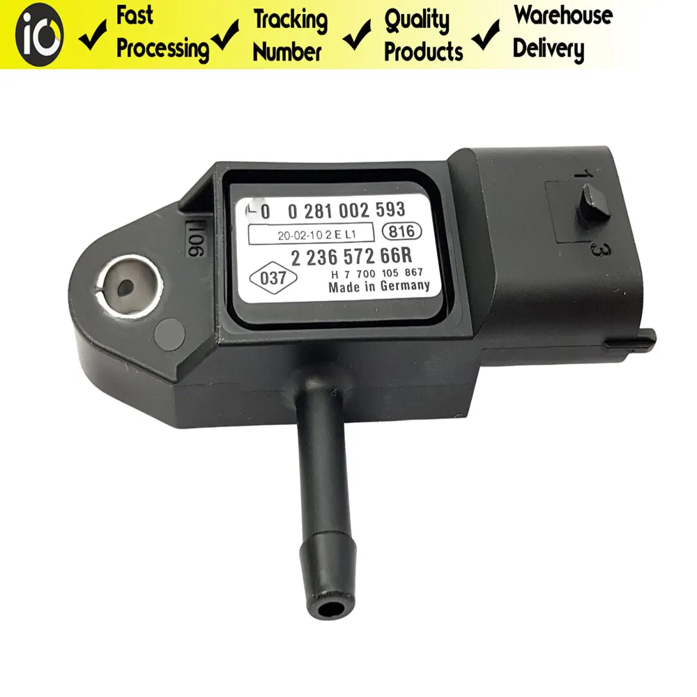 Air Pressure Sensor For Renault Clio 4 - Kango - Megane 2 1.5-1.9 dCi Oem 223657266R Fast Shipment From Warehouse