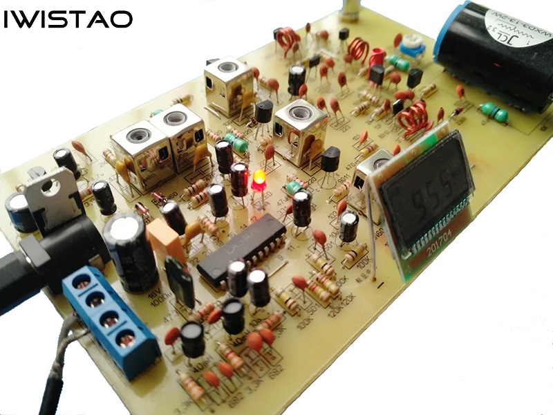 IWISTAO Дискретные компоненты FET Стерео FM-тюнер Плата Электрическая настройка LA3401 Декодирование