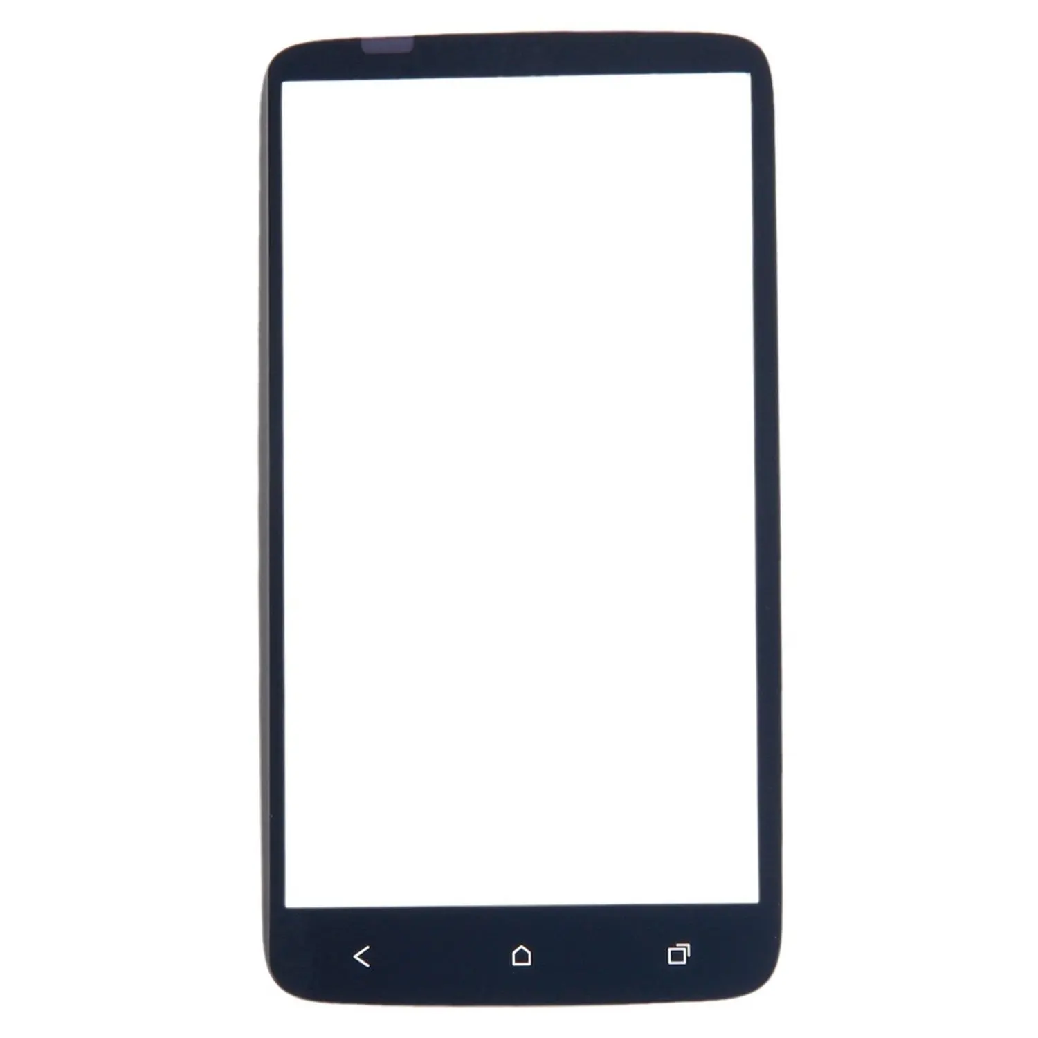 Black HTC ONE X glass screen