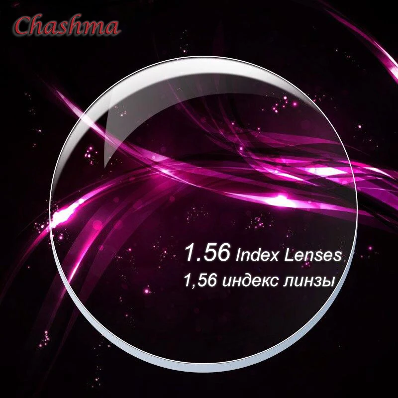 High Quality Index 1.56 Clear Lenses for Eyes Asphere Prescription Green Coating Reading Lenses Anti Reflective Myopia Glasses