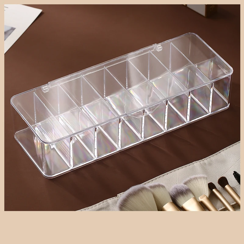 8-Grid Beauty Contact Lens Storage Box Contact Lens Storage Box Clear Storage Box Color Contact Lens Dust-Proof Belt Cover Box