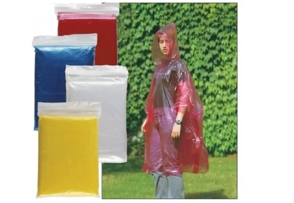 Disposable Raincoat (2 Color) 10lu Package