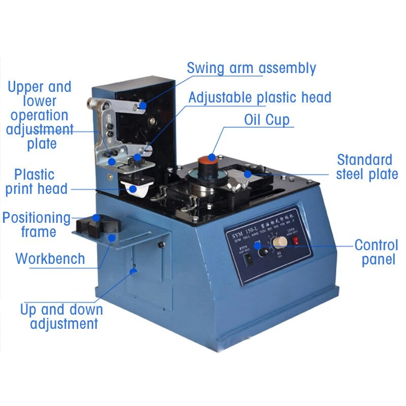 150 Type Code Printer Ink Price Machine Price Automatic Date Printing Machine Small Pad Printing Machine Cheap Things With Free