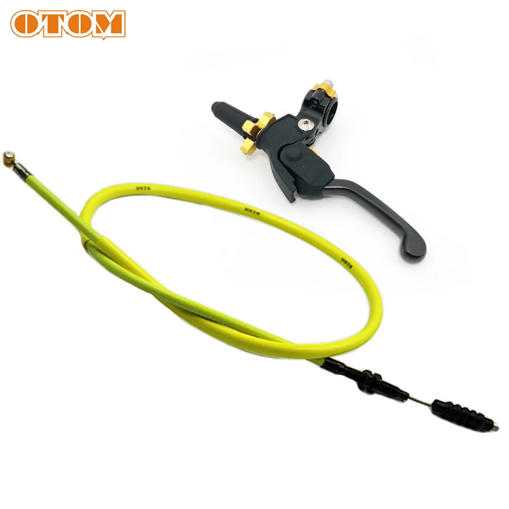 OTOM palanca de embrague de cilindro maestro hidráulico para motocicleta, Cable de tubo de manguera de aceite, mango plegable ajustable para BSE,