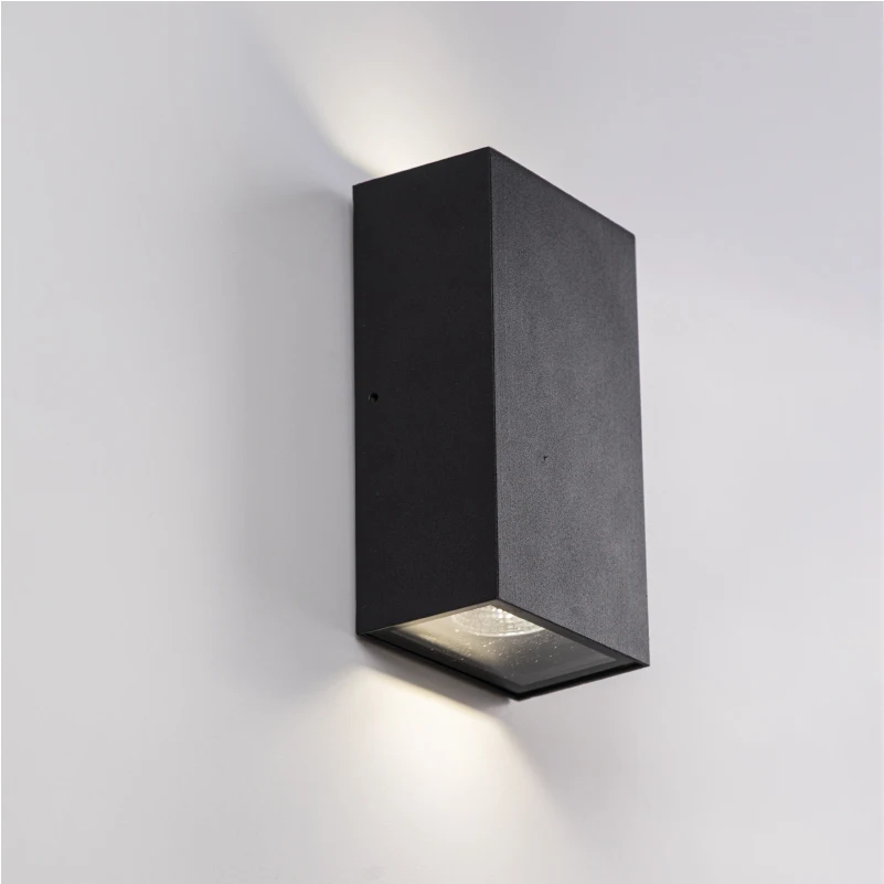 Modern style 6W, 4000K rectangular LED waterproof wall lamp can be installed indoors and outdoors