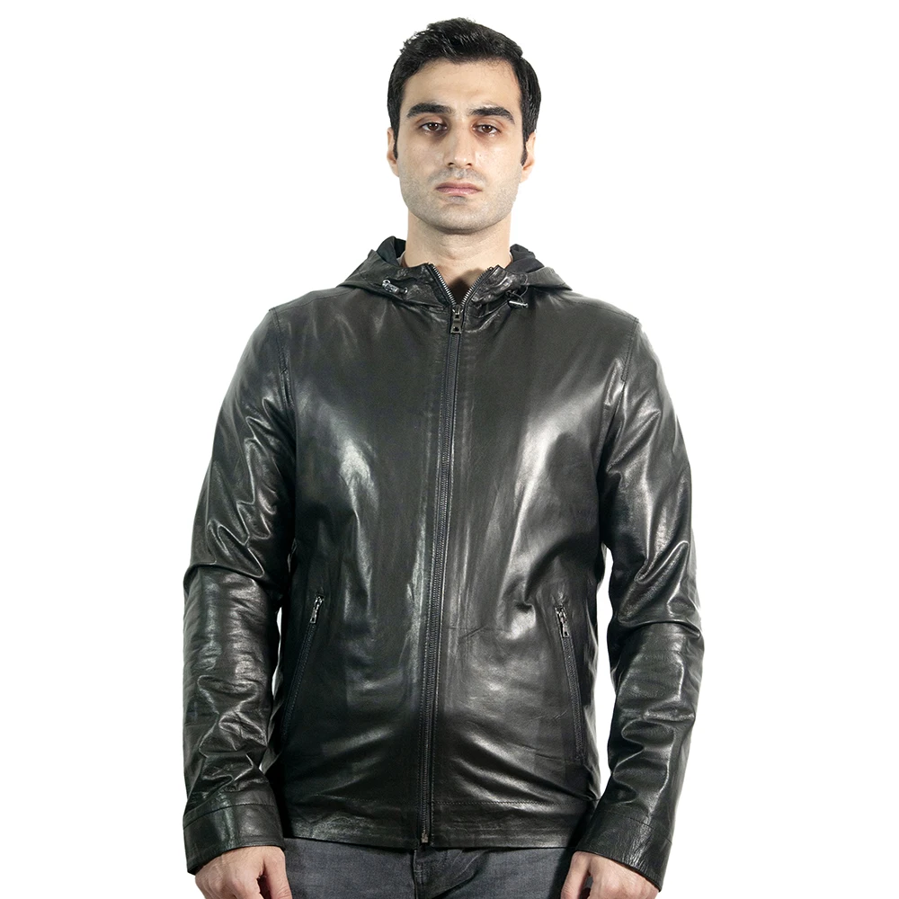 

Zoramotti,Leather Jacket,Genuine Leather,Lambskin,Classic,quality,Natural Leather,Keeps,Warm