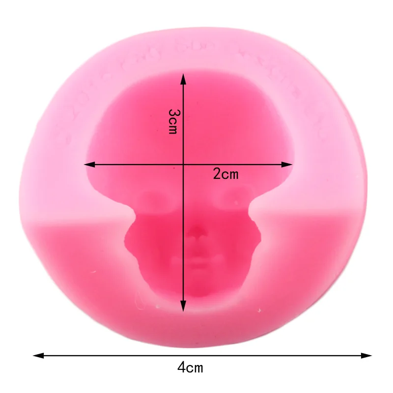 Baby Face Silicone Mold Gumpaste Chocolate Mould Candy Resin Clay Molds Fondant Cake Decorating Tools Cookie Baking Moulds