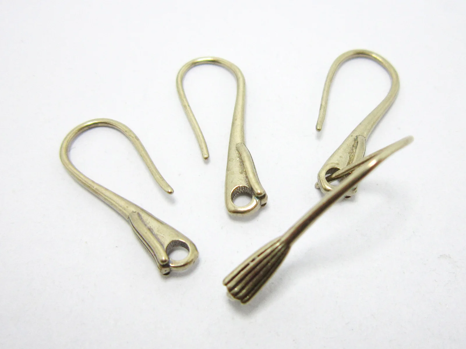 30pcs Brass earring hooks 21.4mm brass ear wires Earrings components -R1141