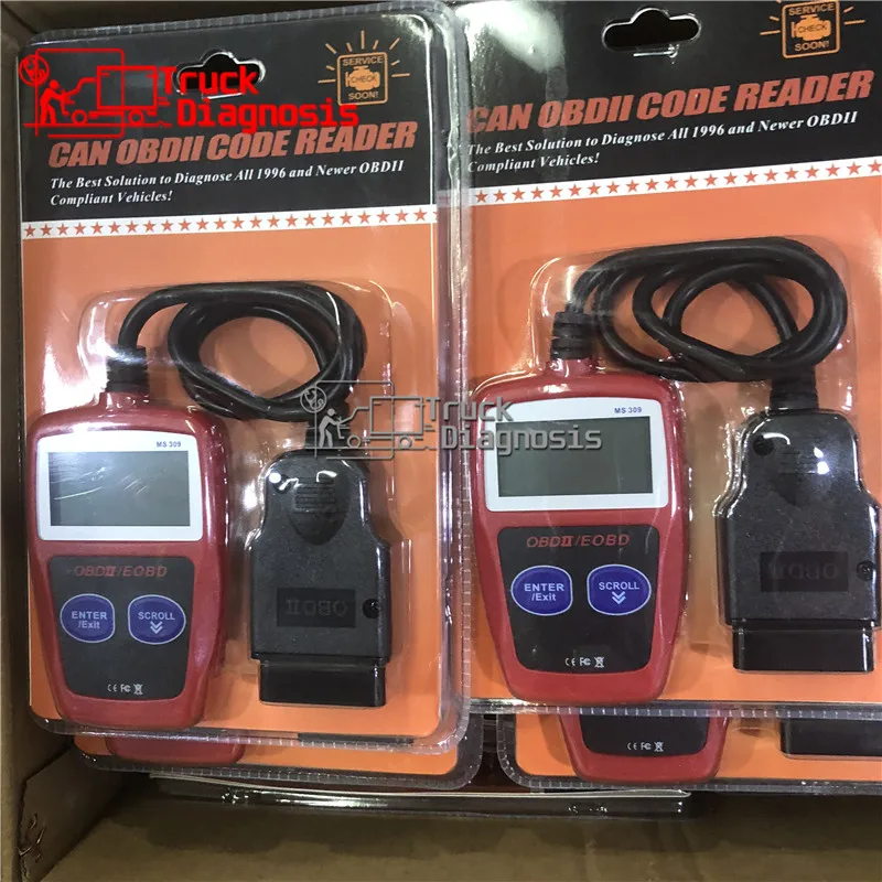 MaxiScan MS309 CAN OBD2 car Code Reader EOBD OBD II Diagnostic Tool MS 309 car Code Scanner with ms 309 tool