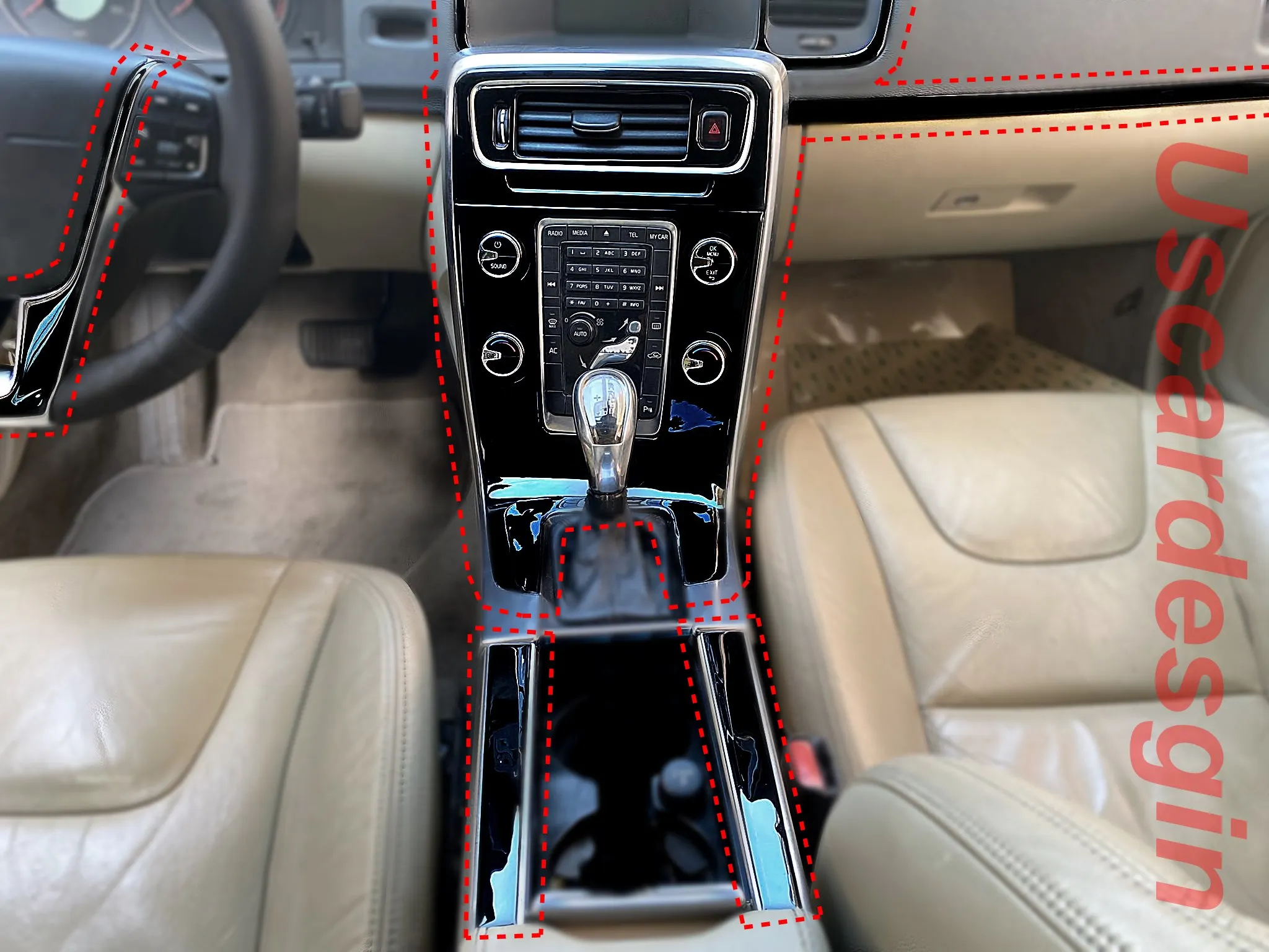 Car Decoration Set For Volvo S60 V60 (2010-2018) (Full Set), Decal for Car, Volvo s60 v60 Crosscountry Accessories, Car Coating