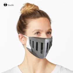 Metallo medievale cavaliere faccia piatto casco maschera HEMA maschera per il viso filtro tasca panno riutilizzabile lavabile