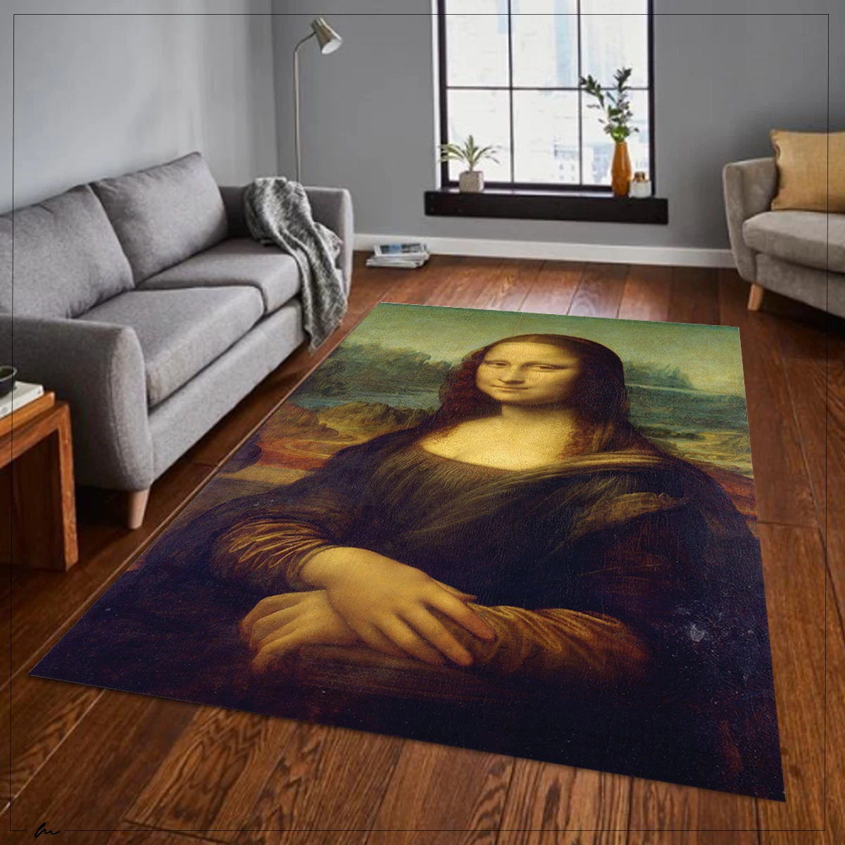 

Mona Lisa Rug, Chenille Rug, Fringe Rugs Living Room, Area Rug, Home Decor Rug,Non Slip Floor Carpet,Teppich,Floor Carpets