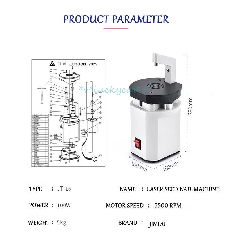 1set new high quality Noiseless dental Pindex Machine Dental Pin Plaster Pin hole Drilling Unit tool with Plastic Board