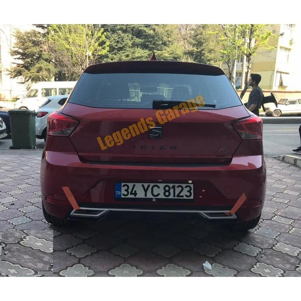 Diffuser For Seat Ibiza Mk5 2018 Toı 2021  Rear Bumper Extension Attachment---- Car Styling Auto Universal  Spilitter