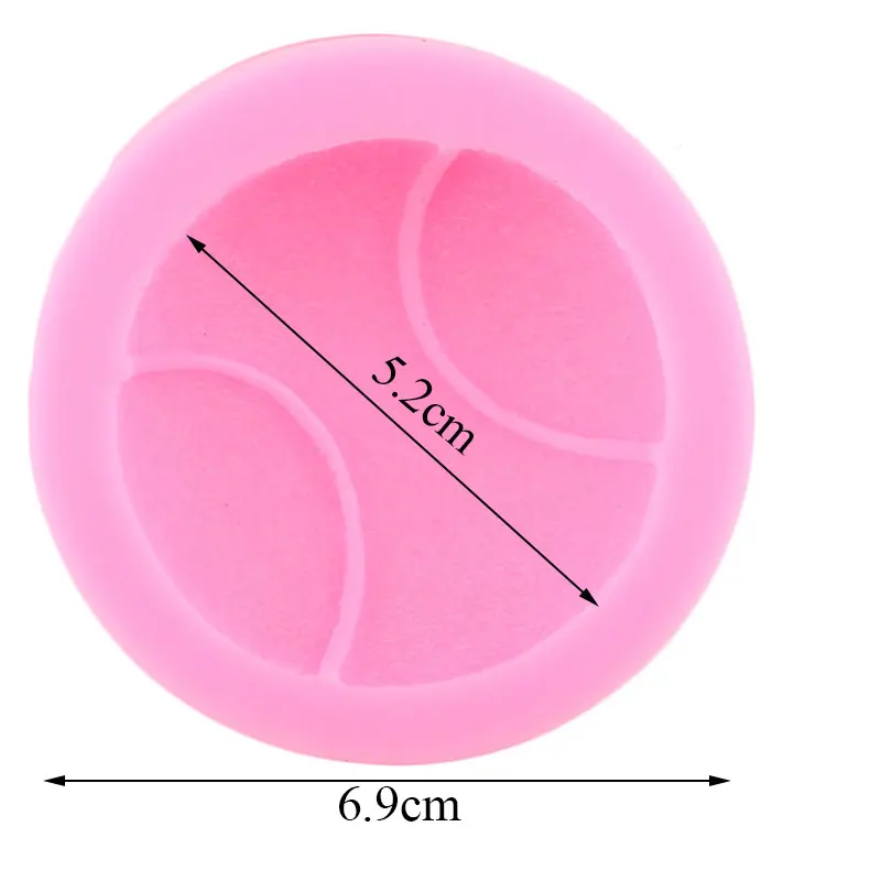 Football Baseball Basketball Rugby Tennis Sport Ball Silicone Mold Candy Resin Chocolate Mould Fondant Cake Decorating Tools