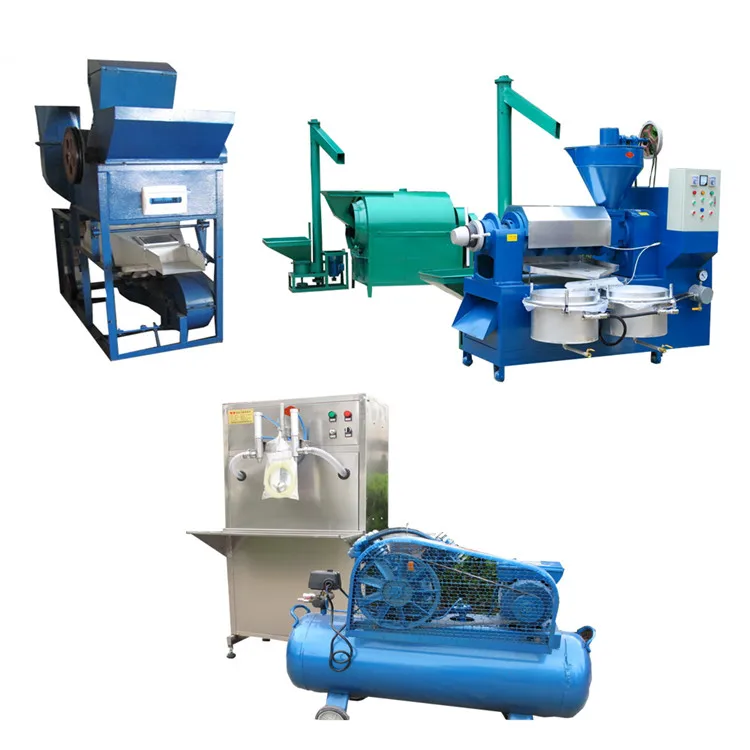 Máquina de processamento de óleo de amendoim máquina de óleo de amendoim comercial