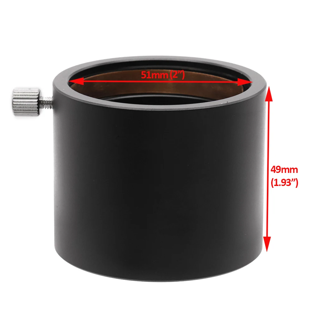 M48x0.75 - 2 ''المعادن تلسكوب عدسة محول ل 2 بوصة تلسكوب عدسة إلى واجهة M48x0.75