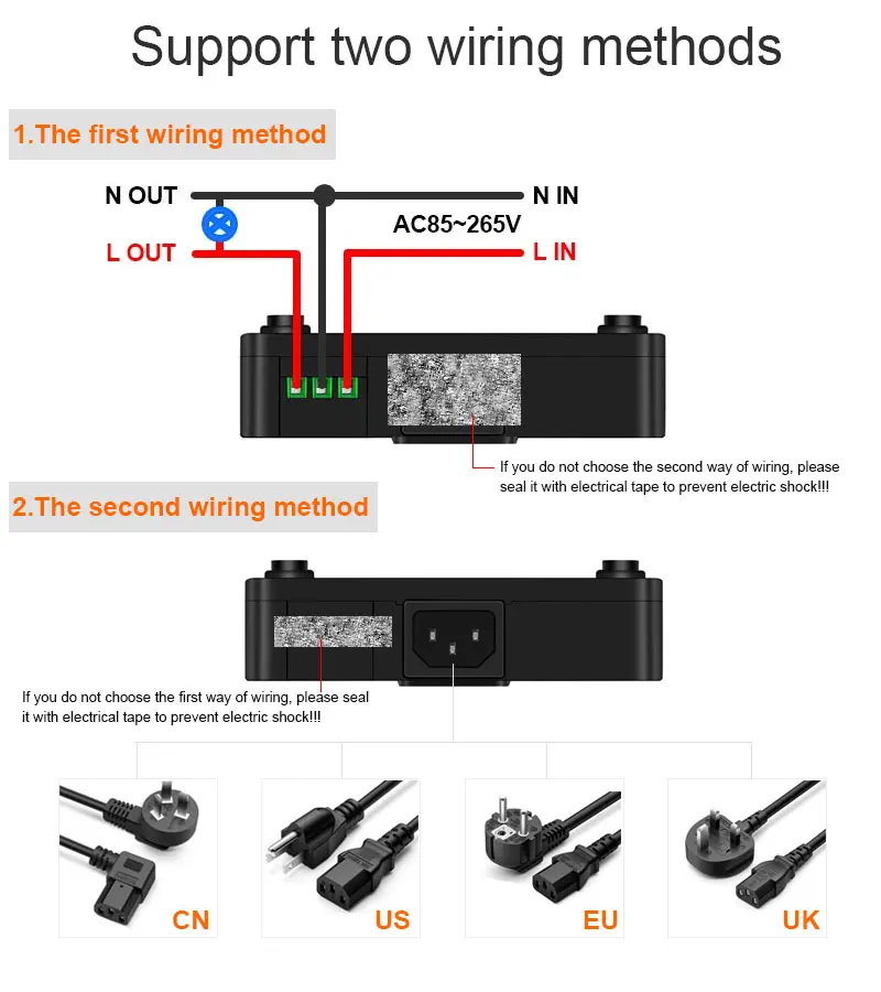 ATORCH AC85~265V Electricity Measure Smart Control Programmable Digital Display Household Socket Creative Power Detector Monitor