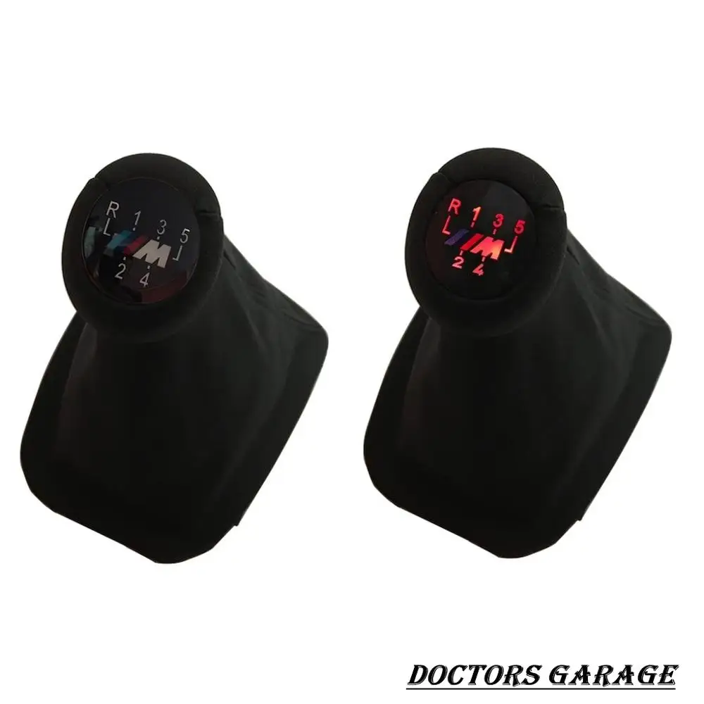 Illuminated Gear Shift Knob Bmw E30 E34 E36 E46 E87 E90 E92 Light Reflective Gear Shift Lever Cover Leather Accessory Custom Car